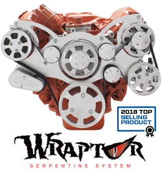 CVF Racing Serpentine Pulley Kit – Big Block Chrysler 440 – Mopar – Polished Billet – A/C