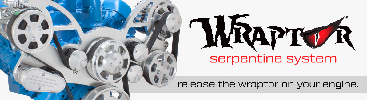 CVF All Inclusive Serpentine Kit - The Wraptor - Ford, Chevy, Mopar, Pontiac, Cummins, AMC Jeep and more